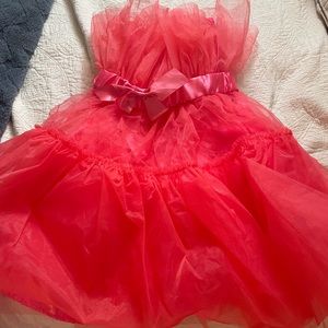 PINK TULLE MINI DRESS!!!
